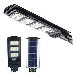 Foco Solar Led 200w Control Soporte Sensor Japón