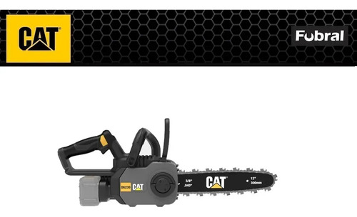 Motosierra Cat Dg230b Cadena 12 18volt Brushless Sin Batería Color Negro - Imagen 2