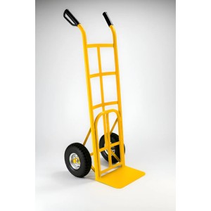 Carro De Carga Industrial Con Aleta 200kg - Rueda Inflable