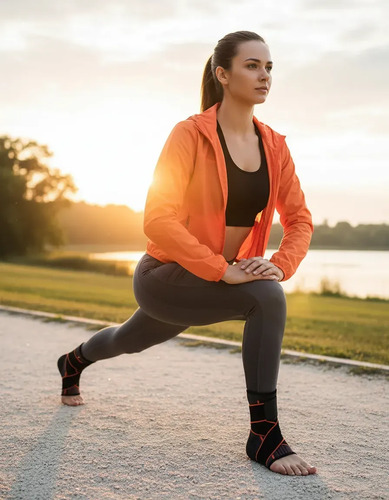 Tobillera De Ultra Compresión Lesiones Proteccion Ajustable - Imagen 9