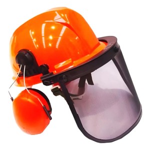 Casco Forestal Shimaha Con Visor - Alta Resistencia