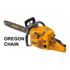 Motosierra 24 PuLG Ingco 2.4 Kw Gcs5602411 - Smf Color Anaranjado Y Negro