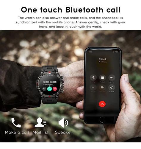 Reloj Inteligente Adod iPhone 5 Atm Smartwach Sumergible - Imagen 4