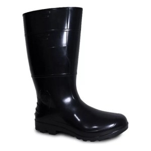 Botas Para Lluvia Y Trabajo Pvc Negro Shimaha