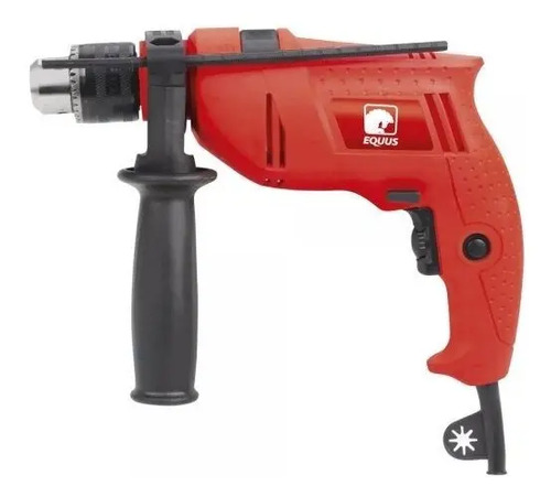 Taladro Eléctrico Percutor Equus 500w C/maletín Y Accesorios Color Rojo Frecuencia 50hz 50 Hz - Imagen 2
