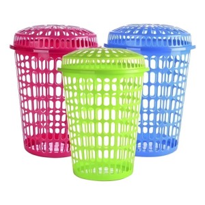 Canasto Tacho Con Tapa Ropa Sucia Organizador