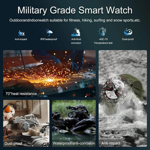 Reloj Inteligente Adod iPhone 5 Atm Smartwach Sumergible - Imagen 11