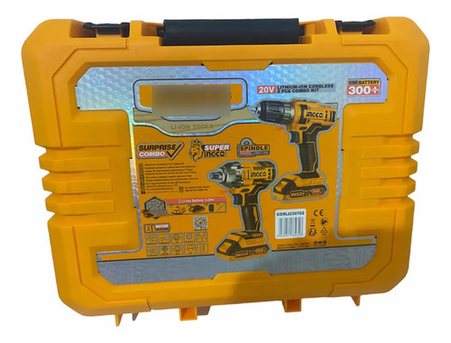 Kit Llave De Impacto + Taladro Inalámbrico 20v +2 Baterías - Imagen 5