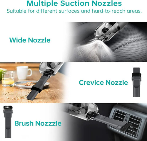 Aspiradora Sopladora Inalambrica A Baterias Moderna Potente - Imagen 14