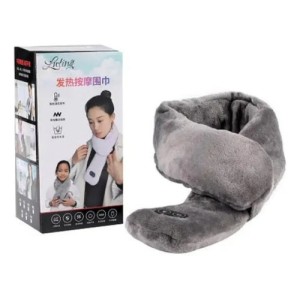 Bufanda Masajeadora Con Calor Usb Luces Led