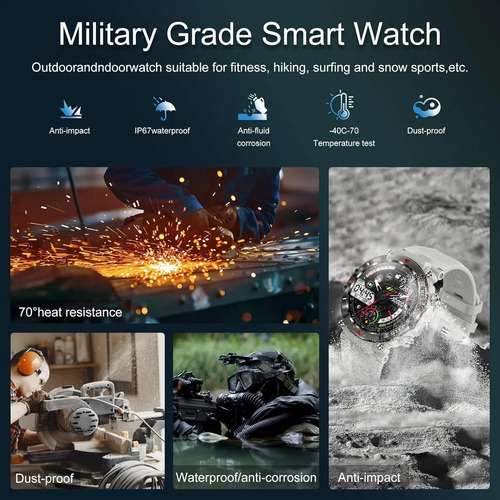 Reloj Inteligente Adod iPhone 5 Atm Smartwach Sumergible - Imagen 18