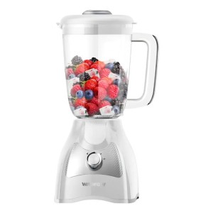 Licuadora 1.5l 650w Jarra De Vidrio 2 Velocidades Wzz4510t Blanco