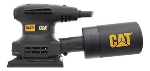 Lijadora Oscilante Orbital Caterpillar 240w Cat Cor Negro