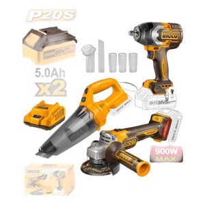 Combo Llave De Impacto A Bateria 1/2 850nm Brushless 20v