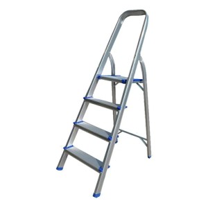 Escalera Familiar Aluminio 4 Escalones 120 Kg Wadfow