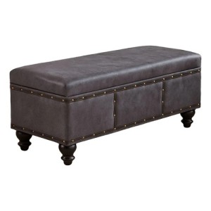 Baúl Madera Mdf Banco Organizador Dormitorio Guardar Juguete