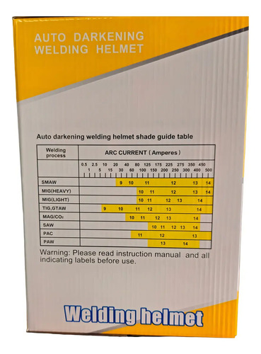 Máscara Careta De Soldar Fotocromática Fotosensible Martino - Imagen 5