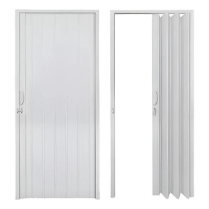 Puerta Plegable Pvc 90x210cm Color Blanco 90b