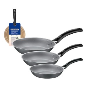 Set De Sartenes Tramontina Turim 3 Piezas 16cm-20cm-24cm Ub