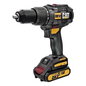 Taladro A Batería Caterpillar 18volt Con Percutor Dx12