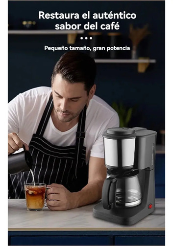 Cafetera Eléctrica Con Jarra 9 Tazas Color Negro - Imagen 4